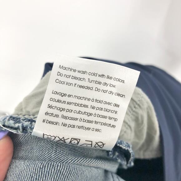 INGRID & ISABEL Over Belly Skinny Maternity Jean Large 32 Dark Blue Stretch NWOT - Picture 10 of 11